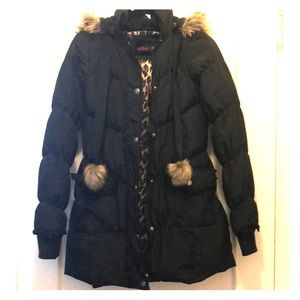 Betsey Johnson Down Jacket with frill detailing